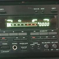 DOPPIO LETTORE CASSETTE