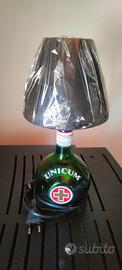 lampada bottiglia unicum 