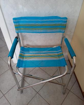 sedia alluminio modello regista 