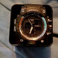 orologio sport digitale nero