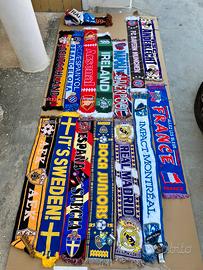 54 sciarpe calcio da collezione
