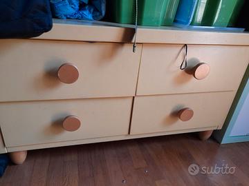 Cassettiera 4 cassetti