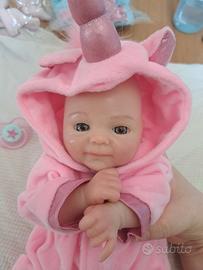 Bambola Simil Reborn Full silicone 38cm