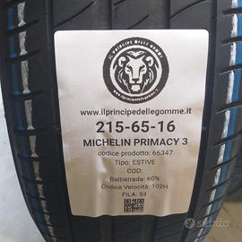 2 GOMME 215 65 16 MICHELIN A66347