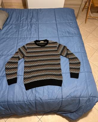 Maglione a righe taglia m