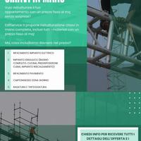 Lavori di ristrutturazione completa