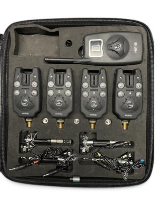 4 Avvisatori Hirisi carpfishing + centralina - 4+1