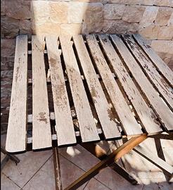 Tavolo con sedie in legno ikea