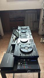 Denon DJ Prime 4+ + Lc 6000 prime x2 + case