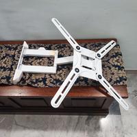 Staffa a muro per televisione 75" doppio snodo