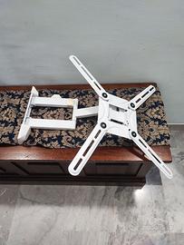 Staffa a muro per televisione 75" doppio snodo