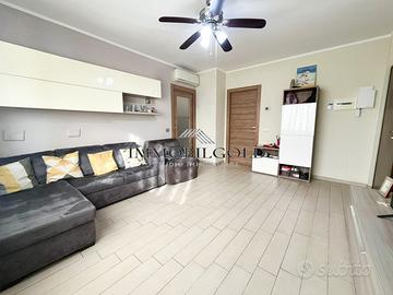 Ampio e luminoso trilocale con cantina e box