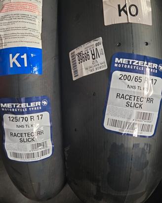 METZELER RACETEC RR SLICK 125/70/17 E 200/65/17