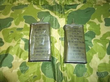 Lotto contenitori olio lubrificante Us Army Korea