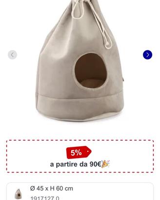 CUCCIA SACCA PER GATTI/ANIMALI