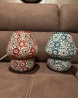 Lampade in vetro mosaicato