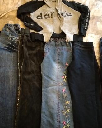 Lotto stock abbigliamento bambina 6 anni inverno