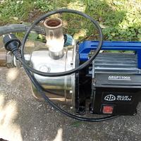 pompa acqua con valvola ritegno e flessibile 