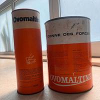 Coppia di latte Ovomaltine vintage