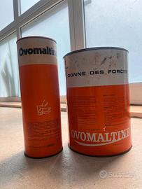 Coppia di latte Ovomaltine vintage