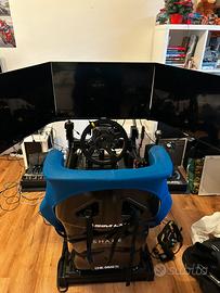 Triplo monitor e supporto per monitor sim racing