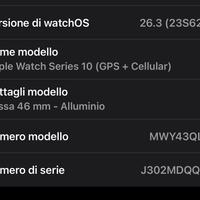Apple Watch serie 10 GPS+cellular
