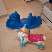 Dondolo e cavalluccio per bambini