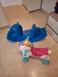 Dondolo e cavalluccio per bambini