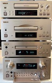 Sistema Hi-Fi Teac H500/550 Sintoampli-DVD/Cd-Tape