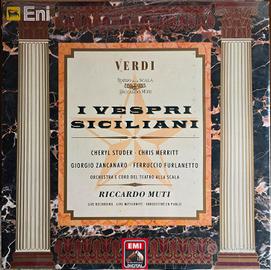 cofanetto 3 vinili, Verdi I Vespri Siciliani 