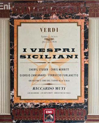 cofanetto 3 vinili, Verdi I Vespri Siciliani 