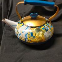 ANTICO BOLLITORE DECORATO CON UN DIPINTO DI KLIMT