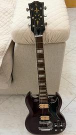 Chitarra elettrica Polverini Clarissa SG 1960-1970