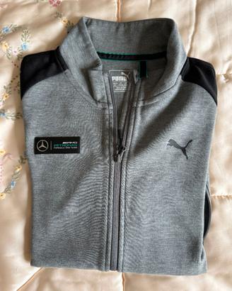 FELPA PUMA AMG MERCEDES F1 NERA E GRIGIA UOMO S
