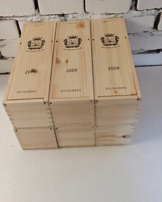 cassette da vino in legno