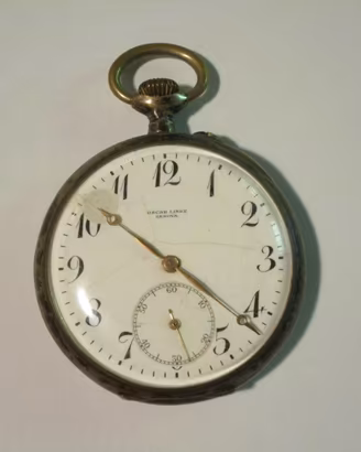 Orologio tasca argento 800 di Oscar Linke Genova