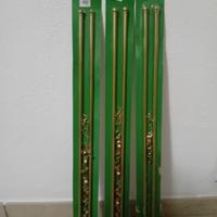 Set n. 4 stecche tende con ganci