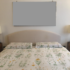 LETTO MATRIMONIALE FLOU  MODELLO MAGNOLIA