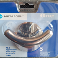 Coppia ganci appendiabiti metaform made in Italy