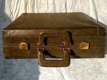 Valigia anni 70, vintage modernariato