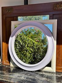 Specchio tondo lilla diametro 80cm