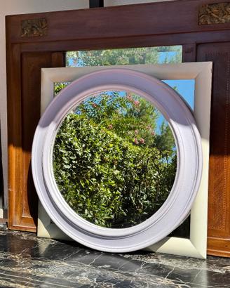 Specchio tondo lilla diametro 80cm