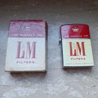 accendino vintage L&M filters "the miracle TIP"