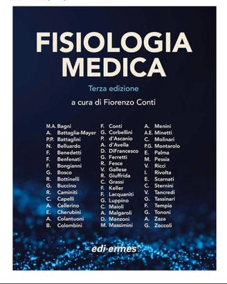 Libro  Fisiologia medica Conti vol. 2, 3 ed. 
