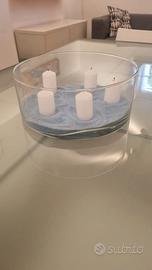 Portacandele in vetro
