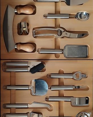 2 organizer attrezzatura completa da cucina