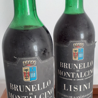 2 bottiglie Brunello di Montalcino Lisini 1975