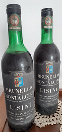 2 bottiglie Brunello di Montalcino Lisini 1975