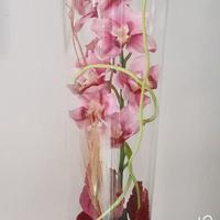 Vaso Sandra Rich Composizione floreale 70cm.