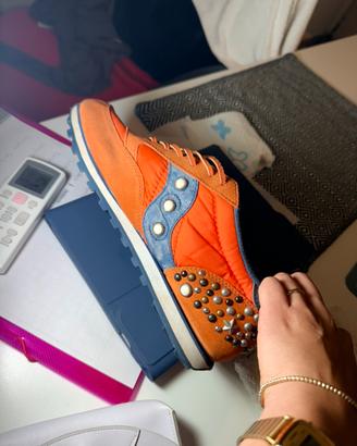 Sauconh Jazz Original Orologio/Borchie orange blue